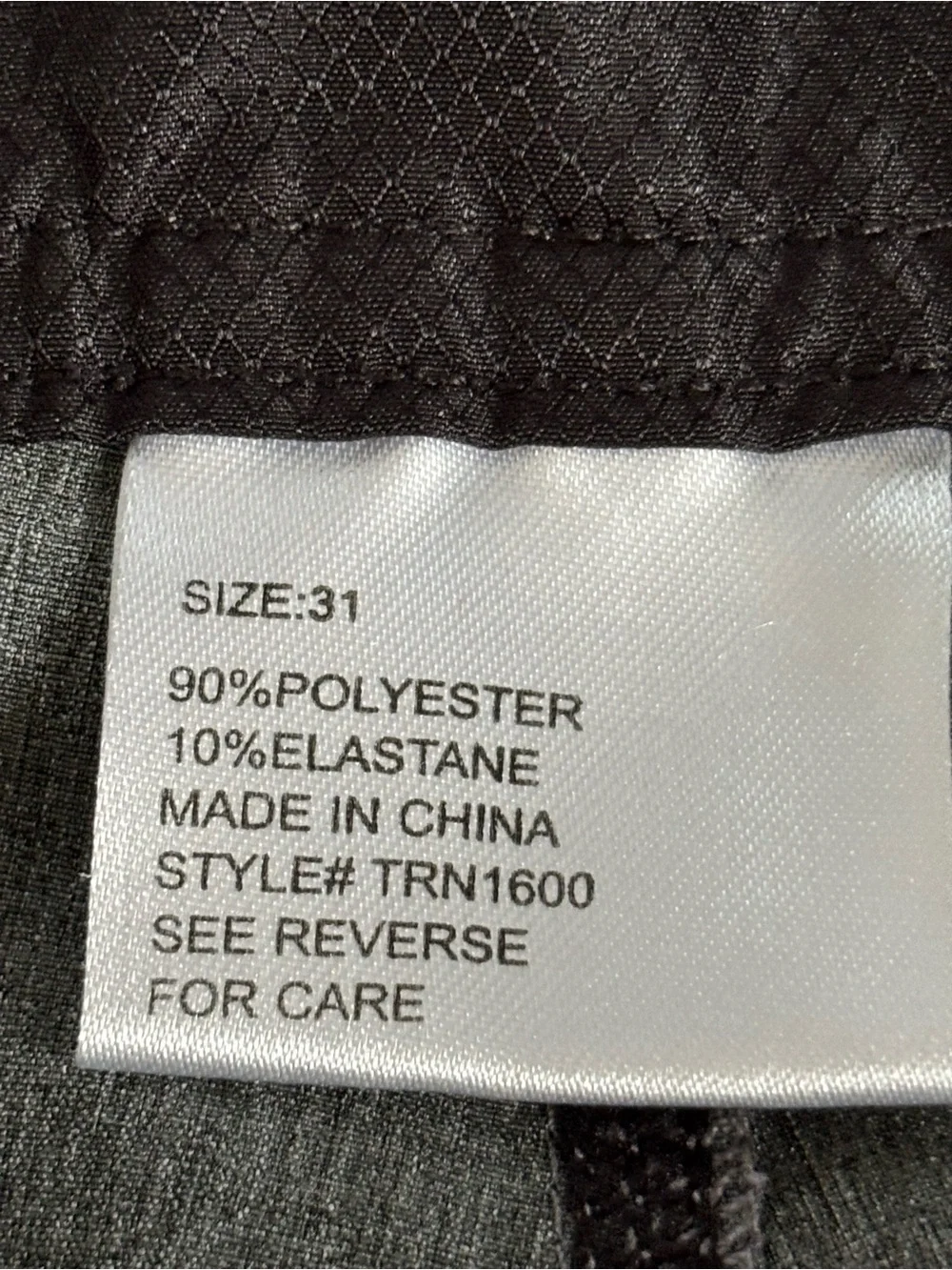 Men's Gray Board Shorts with Drawstring closure